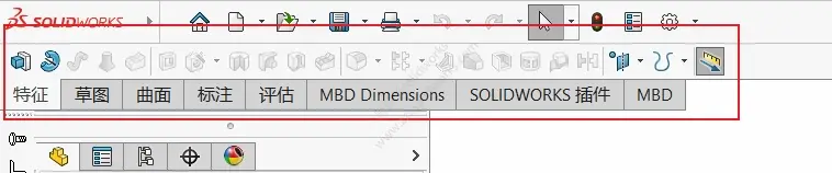 solidworks工具栏图标不显示文字了,变小了怎么变大? - 周站长solidworks