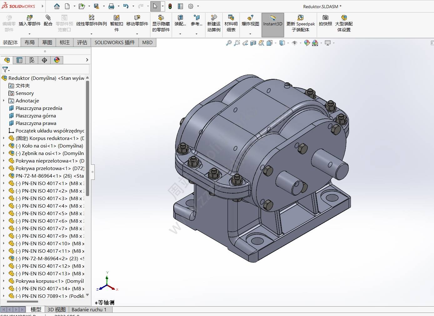 solidworks装配图如何快速更改零部件透明度