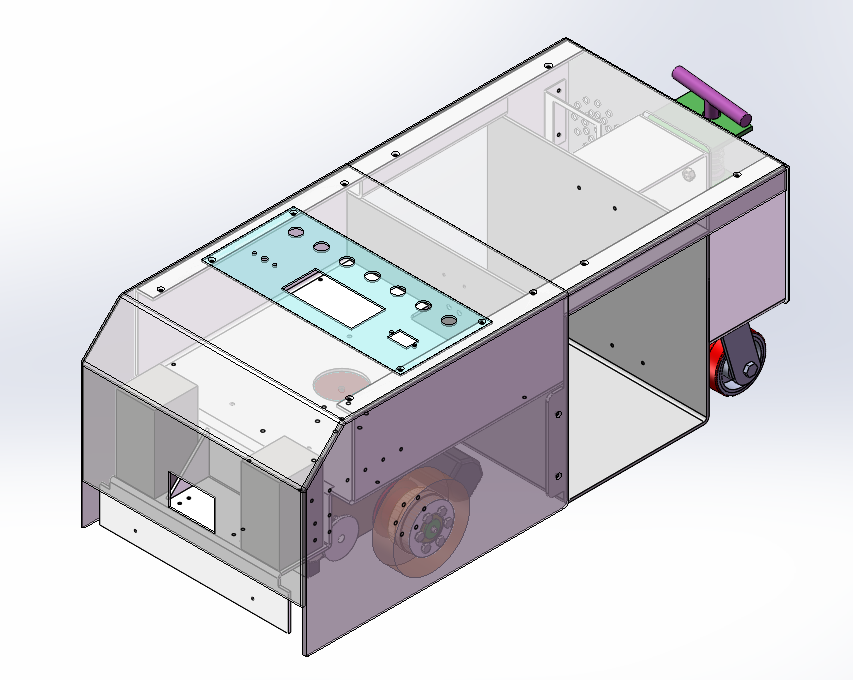 AGV小车3D solidworks三维模型图纸下载