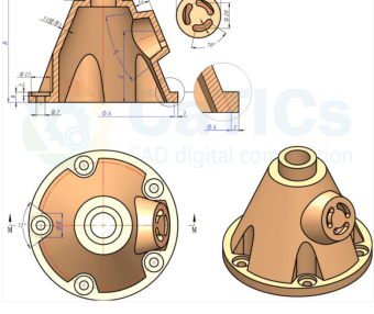 catics 3d赛题第1届第4题solidworks讲解